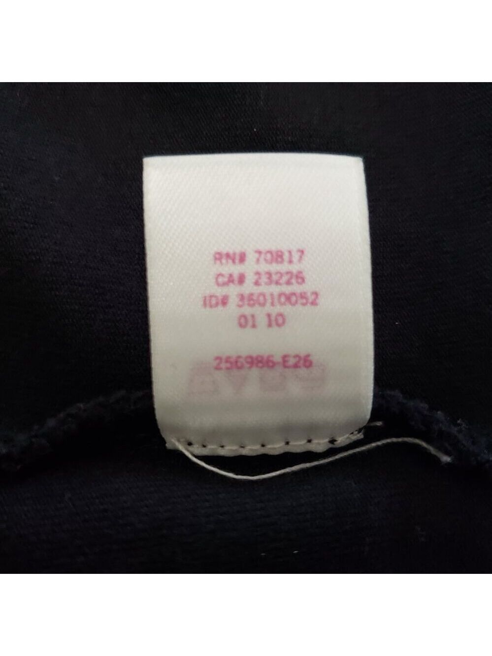 PINK Victoria’s Secret Y2K Bodycon Dress Black Zip Front Cotton Stretch L - Picture 11 of 15